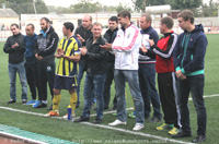 Награждение городских футбольных команд 2014