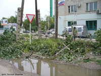 Ураган в Зеленокумске. Фото Виктора Жидкова.