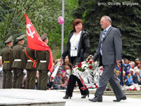 Митинг и возложение цветов к монументу. Степанченко