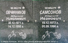 Мемориальная доскав школе № 13 г Зеленокумск 2010 г