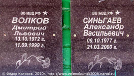 Мемориальная доскав школе № 13 г Зеленокумск 2010 г
