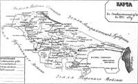 Карта Ставропольской губернии 1880 г