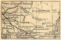 Карта Ставропольской губернии 