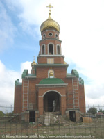 Строящийся храм святого Александра Невского. Село Солдато-Александровское