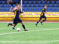 Футбольный матч между командами ФК Зеленокумск - Колос (юноши)