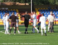 Футбольный матч между командами г. Зеленокумск - г. Кисловодск (ветераны)